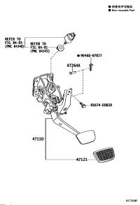 4711060271-SUPPORT ASSY, BRAKE
