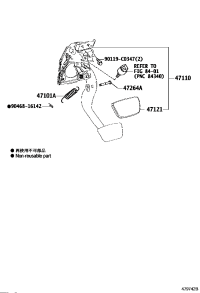 471100E090-SUPPORT ASSY, BRAKE