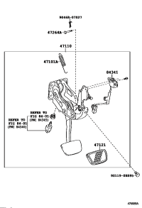 4711060312-SUPPORT ASSY, BRAKE