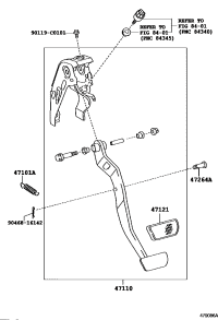 471100D340-SUPPORT ASSY, BRAKE