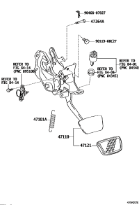 4711033471-SUPPORT ASSY, BRAKE