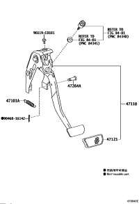 471100D330-SUPPORT ASSY, BRAKE