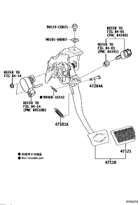 4711002380-SUPPORT ASSY, BRAKE