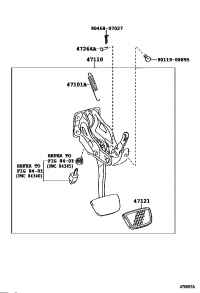 4711060352-SUPPORT ASSY, BRAKE