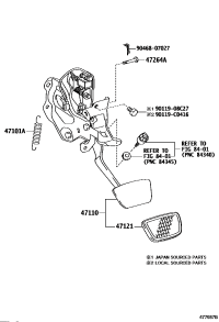 4711006400-SUPPORT ASSY, BRAKE