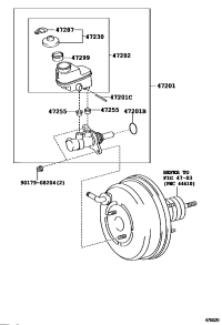 472010R030-CYLINDER SUB-ASSY, BRAKE MASTER