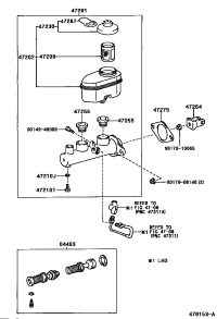 0449333060-CYLINDER KIT, BRAKE MASTER