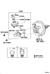 472010N050-CYLINDER SUB-ASSY, BRAKE MASTER