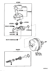 0449333110-CYLINDER KIT, BRAKE MASTER