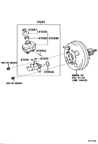472010N022-CYLINDER SUB-ASSY, BRAKE MASTER