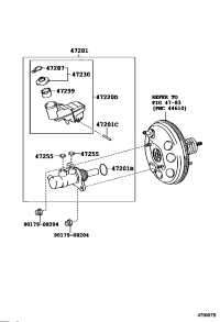 472010D390-CYLINDER SUB-ASSY, BRAKE MASTER