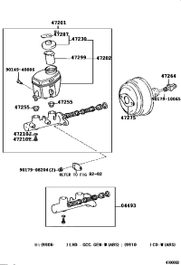 0449360280-CYLINDER KIT, BRAKE MASTER