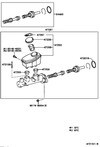 044932A020-CYLINDER KIT, BRAKE MASTER