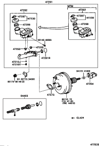 4720142241-CYLINDER SUB-ASSY, BRAKE MASTER