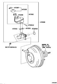 4720142380-CYLINDER SUB-ASSY, BRAKE MASTER