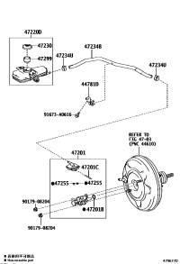 4720158081-CYLINDER SUB-ASSY, BRAKE MASTER