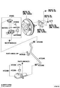 4720158071-CYLINDER SUB-ASSY, BRAKE MASTER