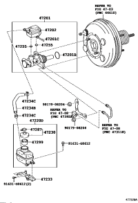 4720148200-CYLINDER SUB-ASSY, BRAKE MASTER