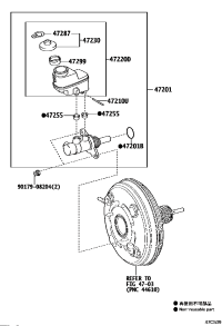 4720142382-CYLINDER SUB-ASSY, BRAKE MASTER