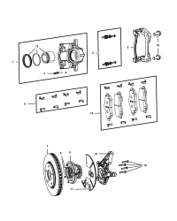 4721578AB-HUB AND BEARING BRAKE