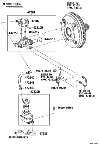 472010E070-CYLINDER SUB-ASSY, BRAKE MASTER