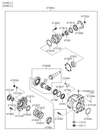 473003B300-STARTER ASSY