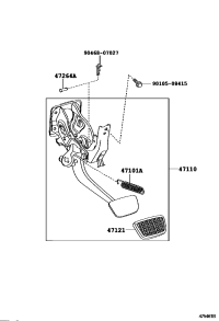 471100C011-SUPPORT ASSY, BRAKE