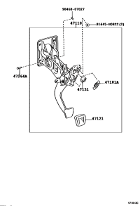 4711060080-SUPPORT ASSY, BRAKE