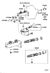 0449325070-CYLINDER KIT, BRAKE MASTER