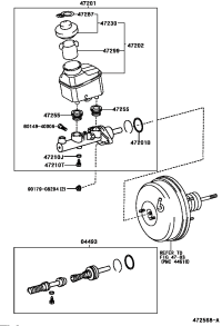 4722033200-RESERVOIR SUB-ASSY, BRAKE MASTER CYLINDER