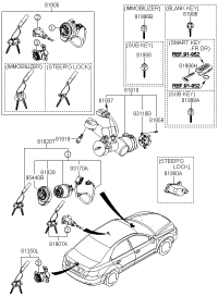 812503KA20-Lock assy-trunk lid