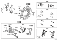 0446548150-PAD KIT, DISC BRAKE, FRONT