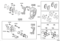 0446542180-PAD KIT, DISC BRAKE, FRONT