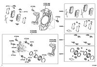 0447806181-CYLINDER KIT, DISC BRAKE, FRONT