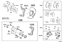 0446502480-PAD KIT, DISC BRAKE, FRONT