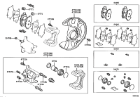 0447802140-CYLINDER KIT, DISC BRAKE, FRONT