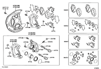 0447830110-CYLINDER KIT, DISC BRAKE, FRONT