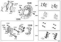 0446548160-PAD KIT, DISC BRAKE, FRONT