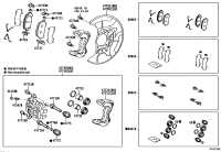0447848200-CYLINDER KIT, DISC BRAKE, FRONT