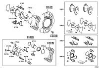 0446528490-PAD KIT, DISC BRAKE, FRONT