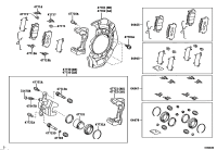 0446533450-PAD KIT, DISC BRAKE, FRONT