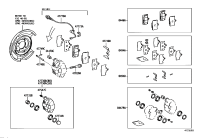 0446650091-PAD KIT, DISC BRAKE, REAR