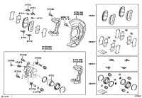 0446542150-PAD KIT, DISC BRAKE, FRONT