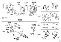 0446502380-PAD KIT, DISC BRAKE, FRONT
