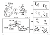 0447933260-Cylinder kit, rear disc brake