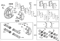 0446530500-PAD KIT, DISC BRAKE, FRONT