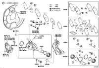 0446678030-A389 BRAKE PAD N.ABS