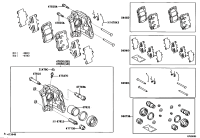 044790P010-Cylinder kit, rear disc brake