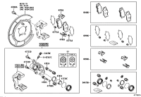 0447906320-Cylinder kit, rear disc brake