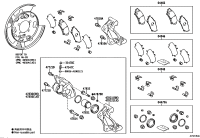 044660E040-PAD KIT, DISC BRAKE, REAR
